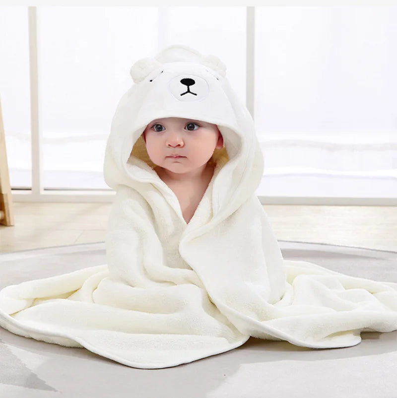 Toalha com Capuz para Bebês