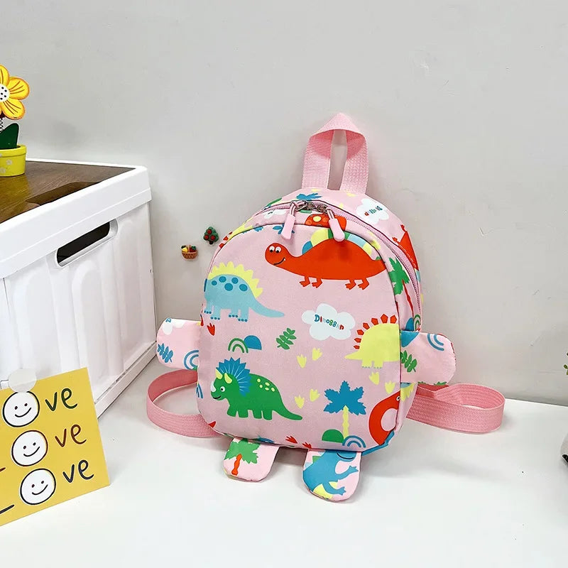 Mochilinha Infantil Estampada – Dinossauro e Outros Animais Fofinhos
