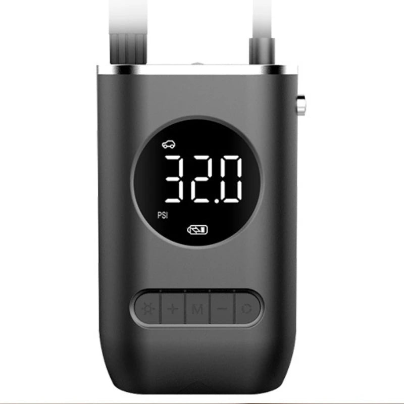 Mini calibrador de pneu portátil recarregável