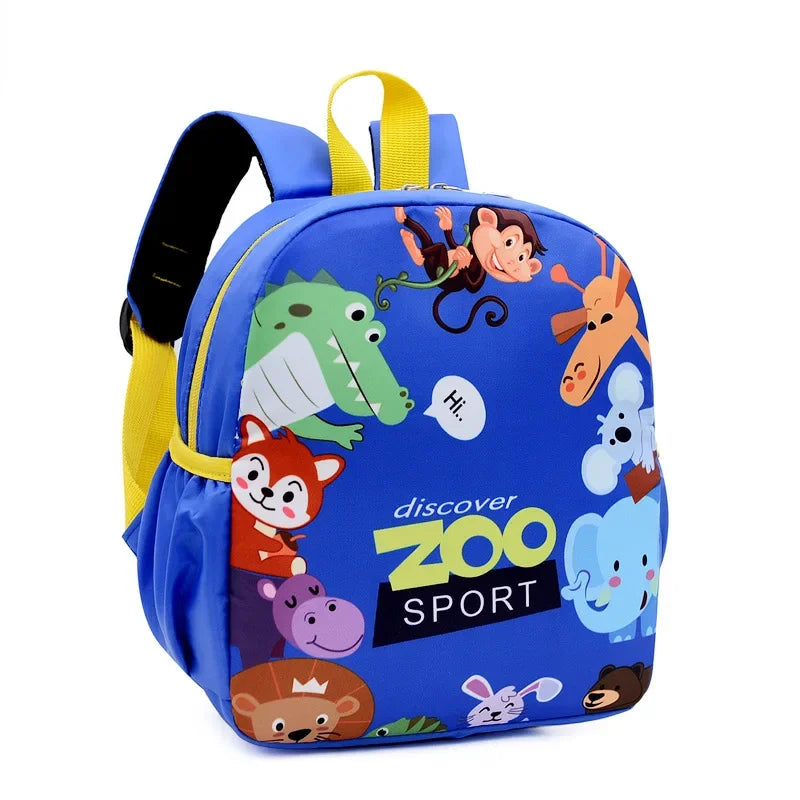 Mochilinha Infantil Estampada – Dinossauro e Outros Animais Fofinhos