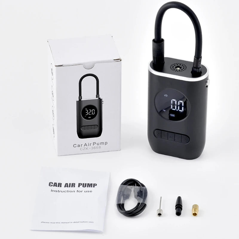 Mini calibrador de pneu portátil recarregável