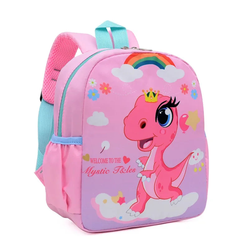 Mochilinha Infantil Estampada – Dinossauro e Outros Animais Fofinhos